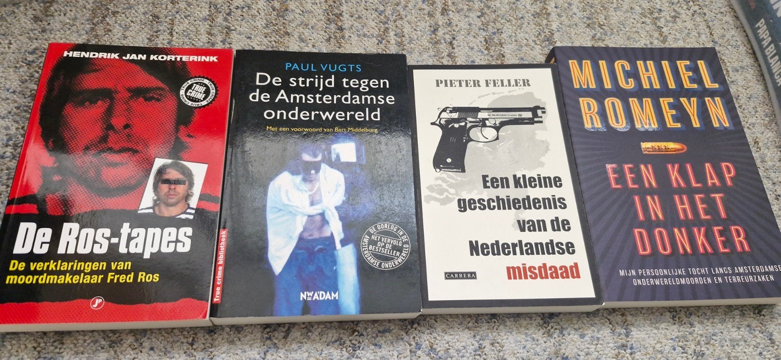 4 misdaadboeken True Crime., Ophalen of Verzenden, Overige onderwerpen