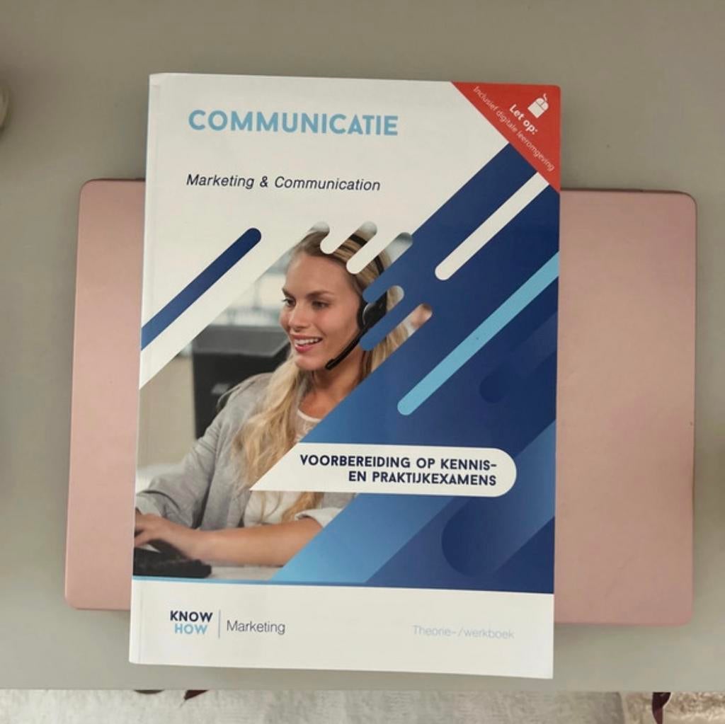 Communicatie boek marketing, Ophalen of Verzenden, Zo goed als nieuw, Overige niveaus, Economie