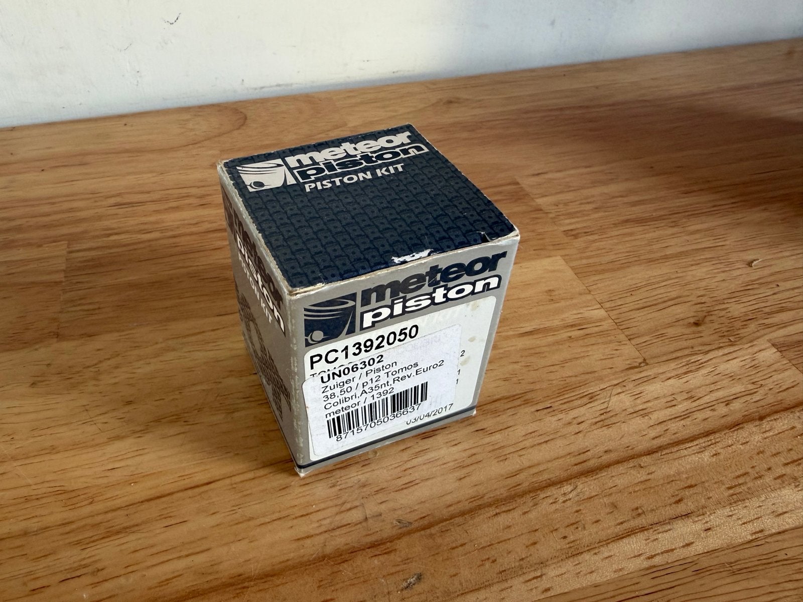 Meteor Zuiger 38.50mm 12mm pen voor Tomos, Verzenden, Nieuw, Cilinder