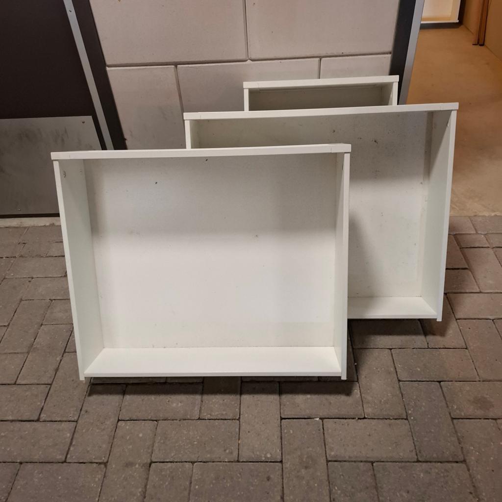 Ikea pax lades met rails en kapjes(3 stuks), Ophalen, Gebruikt