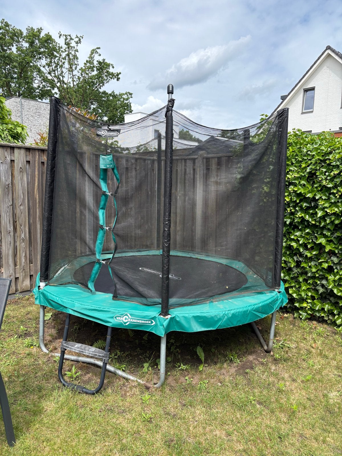 Trampoline Van Cranenbroek met veiligheidsnet, Ophalen, Gebruikt