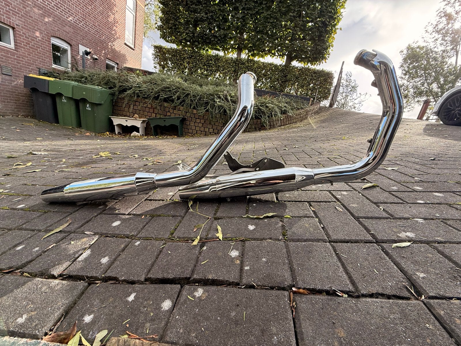 Originele uitlaat sportster, Ophalen, Gebruikt