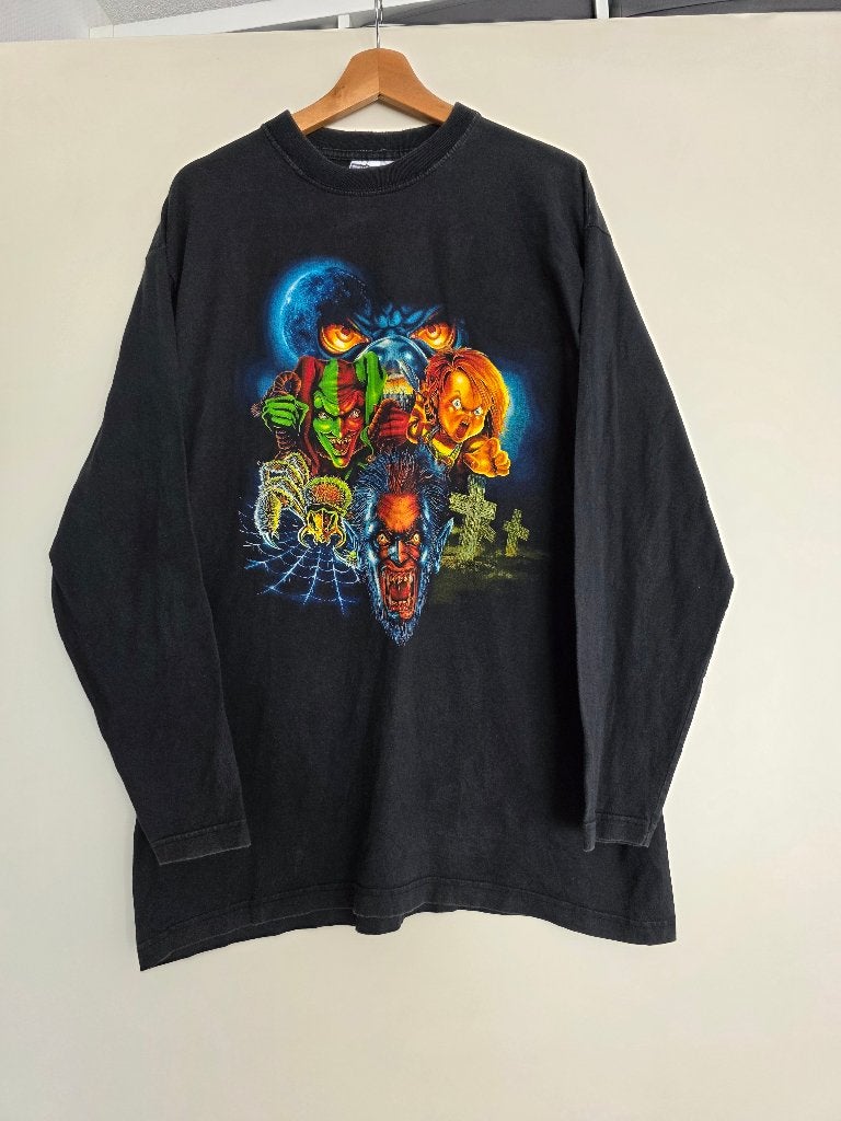 Thunderdome 1996 Dance or Die longsleeve XL hardcore Gabber, Thunderdome, Zwart, Maat 56/58 (XL), Ophalen of Verzenden