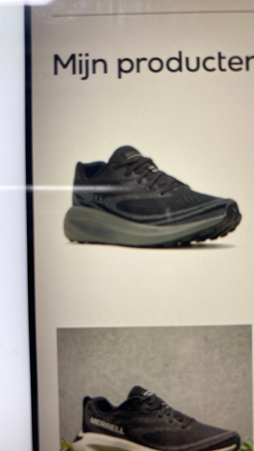 Merrell sneakers 41, NIEUW MorphliteGTX zwart unisex goretex, Ophalen, Zo goed als nieuw, Schoenen