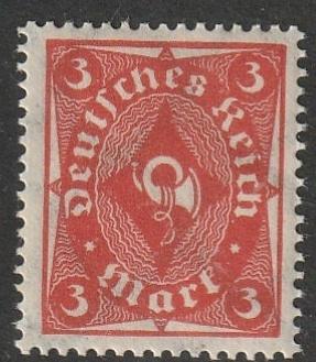 Rijk 1922 225 Posthoorn 3m, Postfris, Ophalen of Verzenden, Overige periodes, Postfris