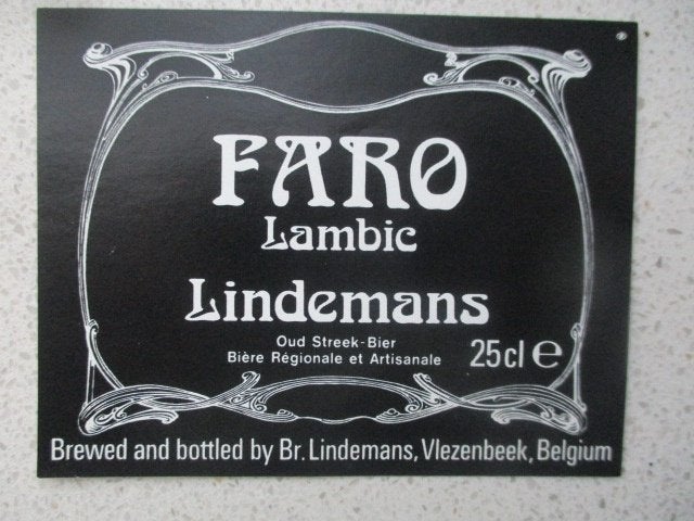 bieretiket Belgie 5-10 (i20) lindemans, Ophalen of Verzenden, Zo goed als nieuw, Overige typen, Overige merken