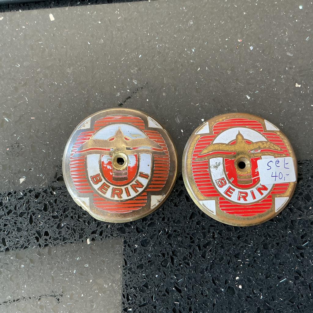 BERINI TANK EMBLEMEN SET  EN SPEEDOMATIC LOGO SET, Fietsen en Brommers, Ophalen of Verzenden, Nieuw, Tank, Overige merken