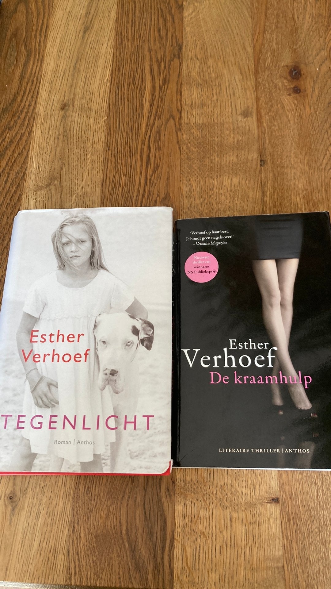 Esther Verhoef Tegenlicht gebonden Kraamhulp, Boeken, Ophalen of Verzenden, Zo goed als nieuw