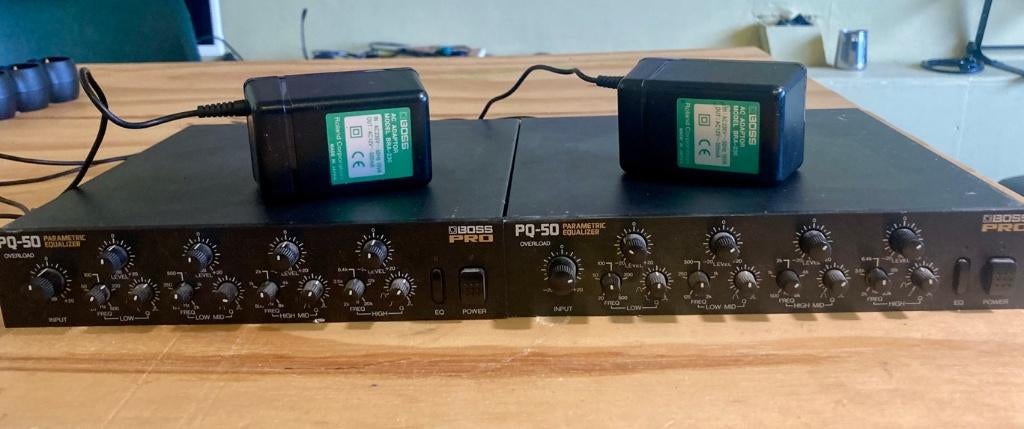 2x Boss Pro PQ-50 Parametric Equalizer, Muziek en Instrumenten, Effecten, Ophalen, Gebruikt, Equalizer