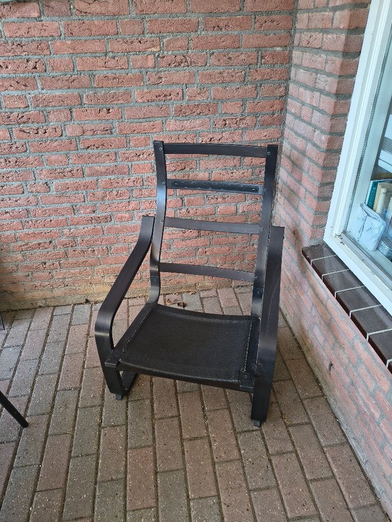 poang stoel, Ophalen, Zwart, Zo goed als nieuw, Eén