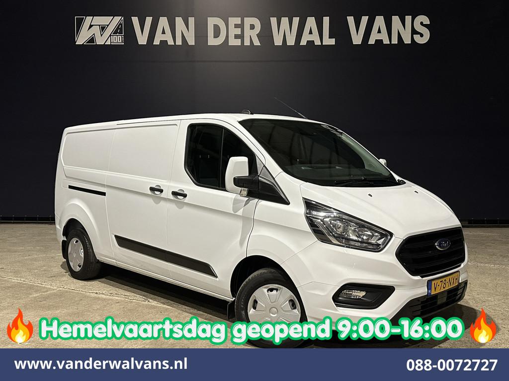 Ford Transit Custom 2.0 TDCI L2H1 Euro6 Airco | Camera | Nav, Voorwielaandrijving, 4 cilinders, 1991 kg, Wit
