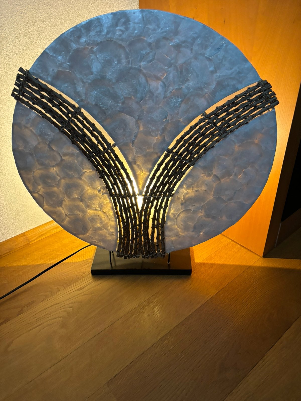 Lamp met schelpen, Ophalen, Zo goed als nieuw