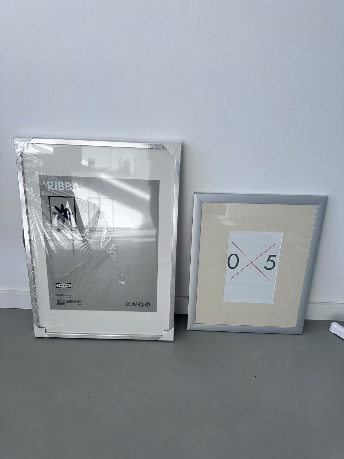 Nieuwe lijsten - IKEA RIBBA en zilverkleurige lijst, Nieuw, Ophalen of Verzenden, Fotolijst, Met glas