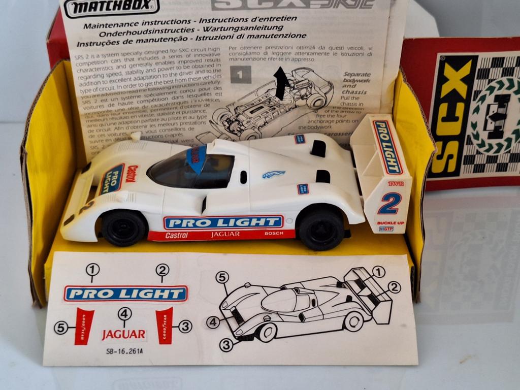 Scx Jaguar Pro light Met race Chassis, Overige merken, Racebaan, Scx, Nieuw