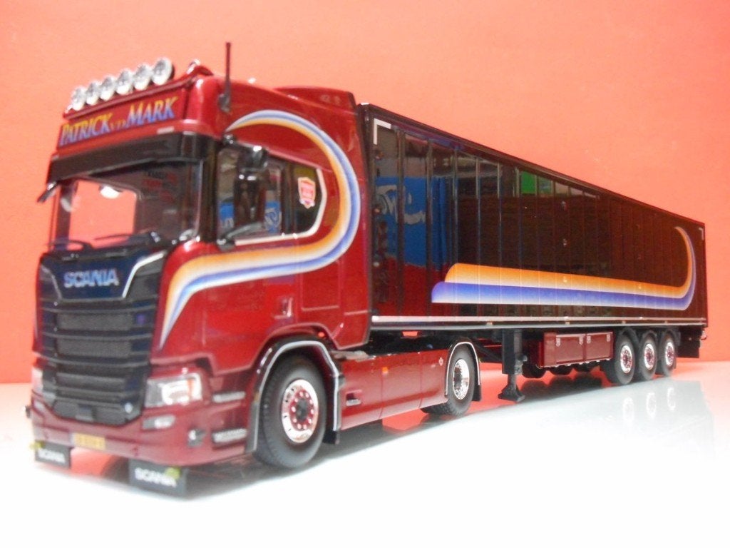 TEKNO SCANIA NGR HIGHLINE PATRICK VAN DER MARK 89222, Ophalen of Verzenden, Nieuw, Bus of Vrachtwagen, Tekno