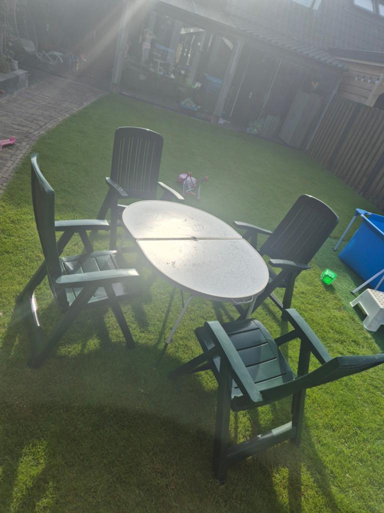 Camping set Tafel met standenstoelen, Ophalen, Campingtafel