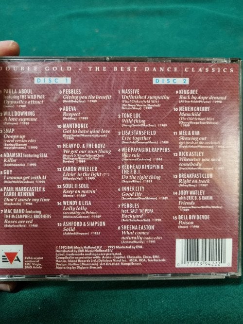 -	Cd dubbele double gold dance classics, Ophalen of Verzenden