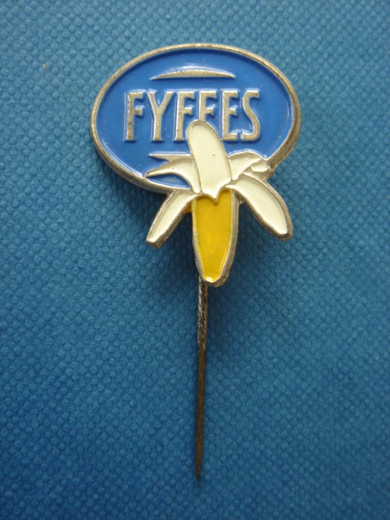 Fyffes banaan Speld, Verzamelen, Ophalen of Verzenden, Gebruikt, Merk, Speldje of Pin