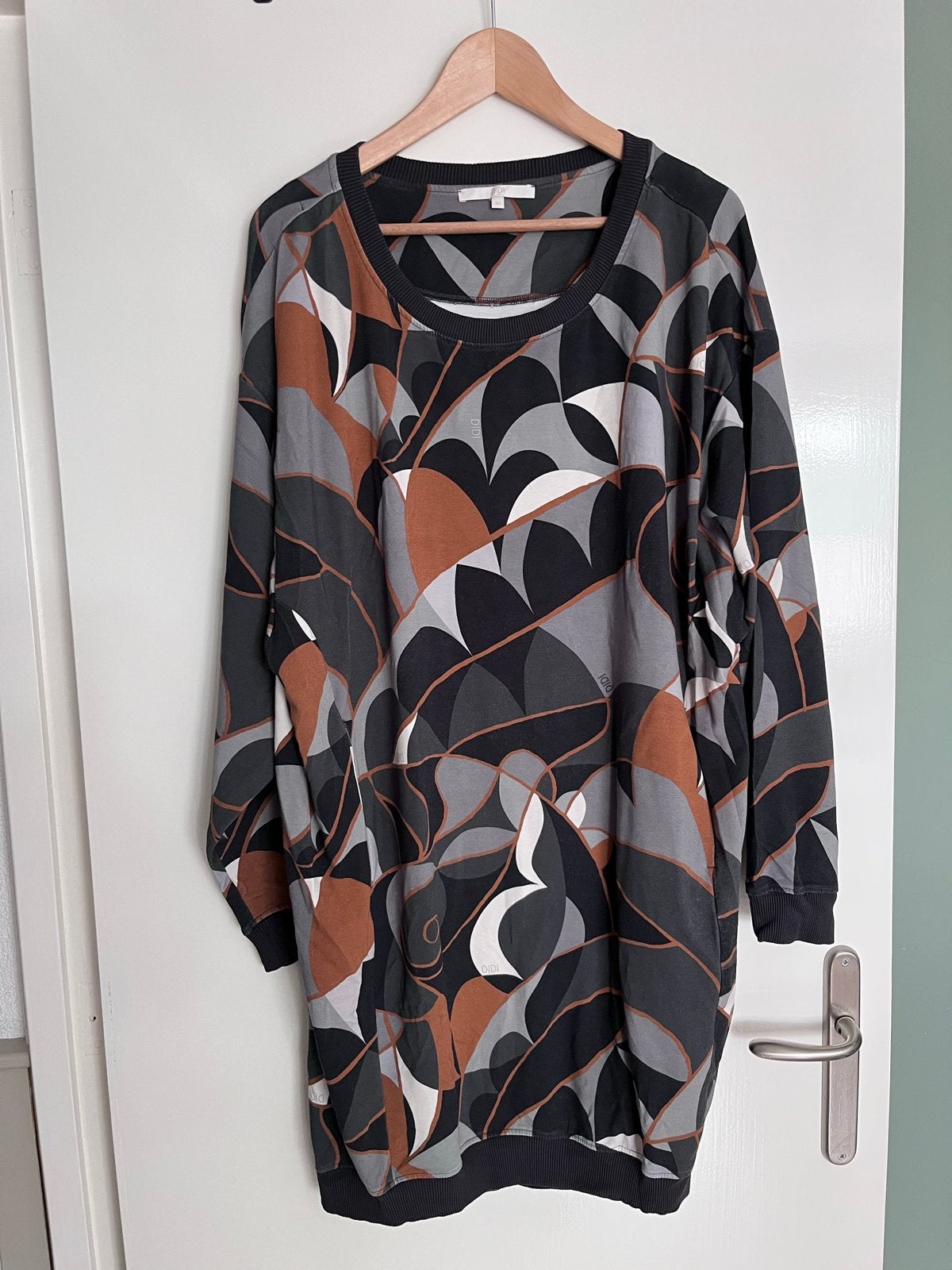 Didi tuniek/jurk maat 44 met abstracte print, Kleding | Dames, Ophalen of Verzenden, Gedragen, Maat 42/44 (L), Meerkleurig