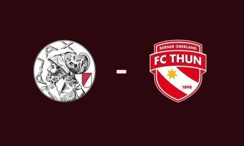 Ajax vs FC Thun 2 tickets 1e ring naast elkaar, Twee personen