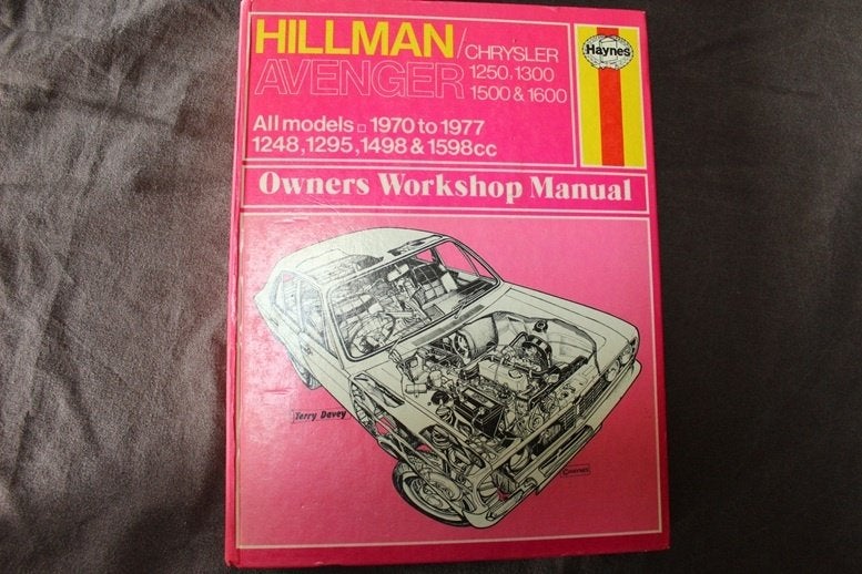 Hillman Avenger Chrysler 1970-1977 workshop manual, Ophalen of Verzenden