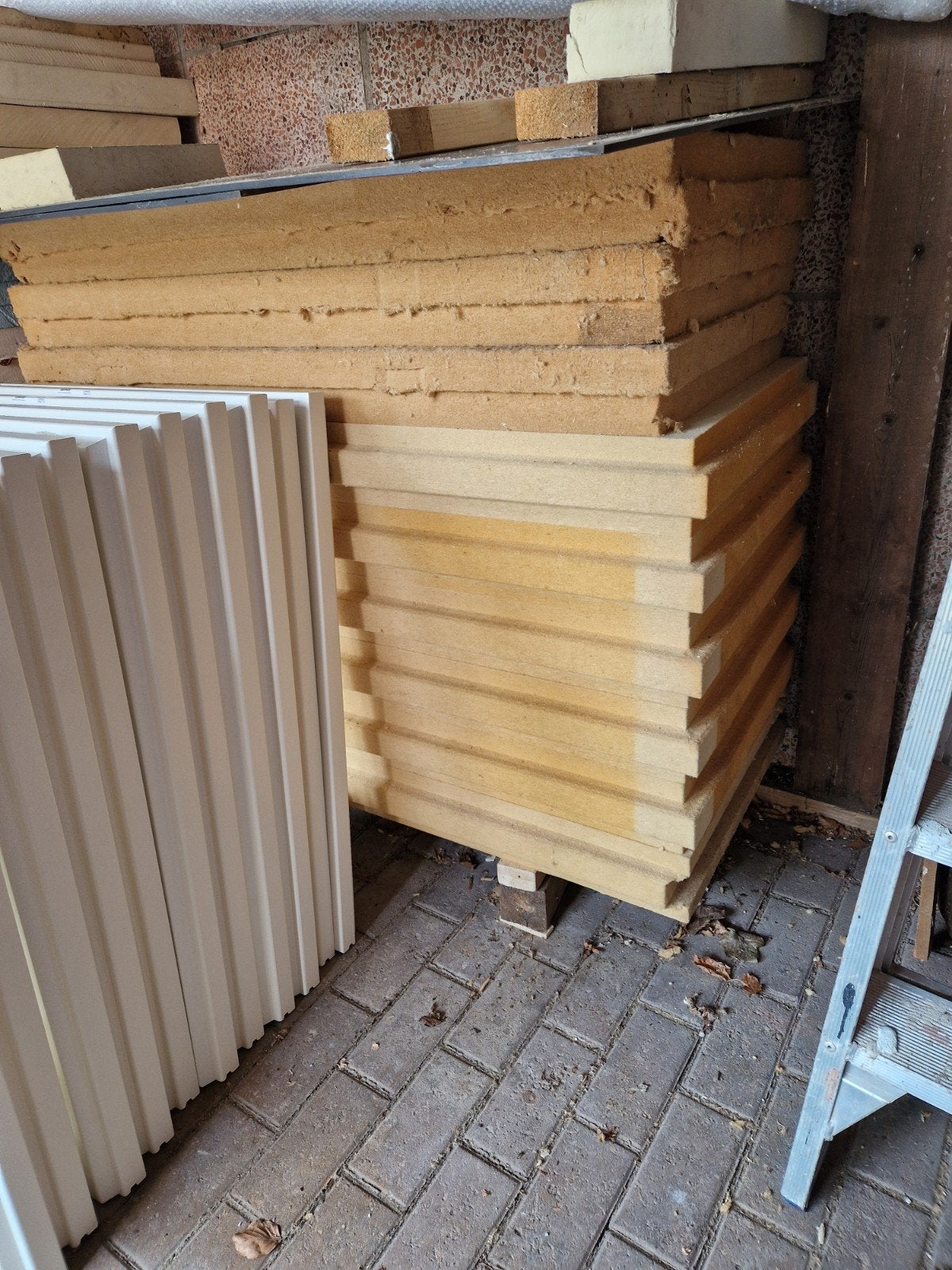 Houtvezel isolatie drukvast 120 mm, 4.9 m2 + 2 m2 en isovlas, Ophalen, Overige materialen, 12 cm of meer, Nieuw