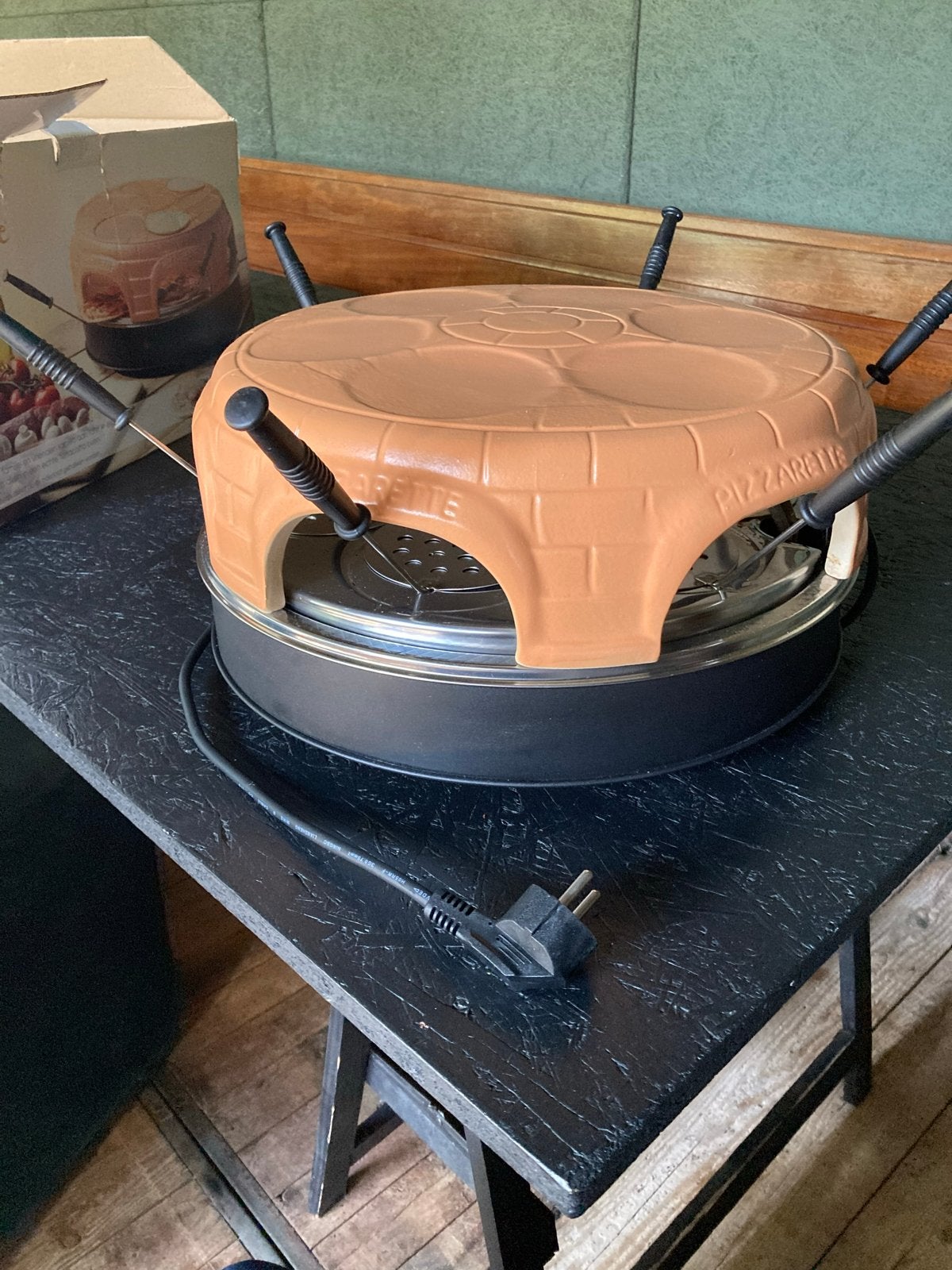Emerio Pizzarette - Pizzaoven voor 6 personen, Ophalen, Minder dan 45 cm, Overige merken, Pizzaoven