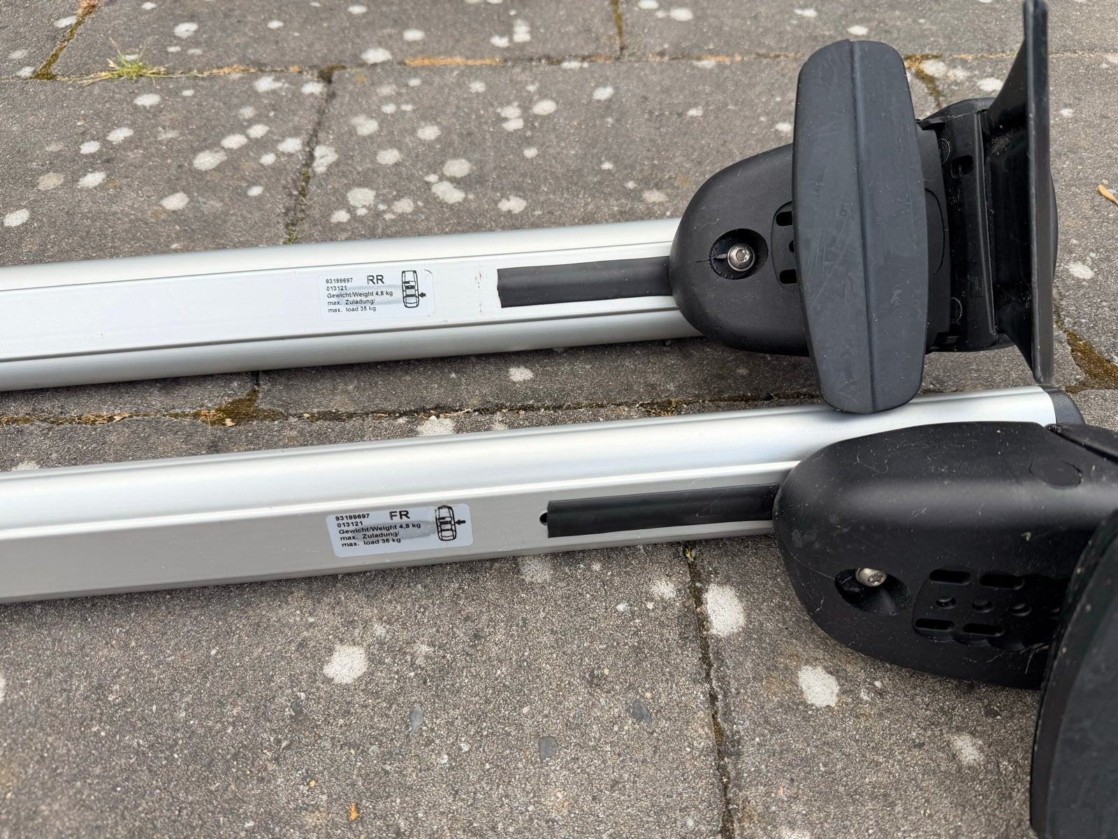 Originele Opel dakdragers voor Agila B (2007-2015), Auto diversen, Dakdragers, Ophalen of Verzenden, Zo goed als nieuw