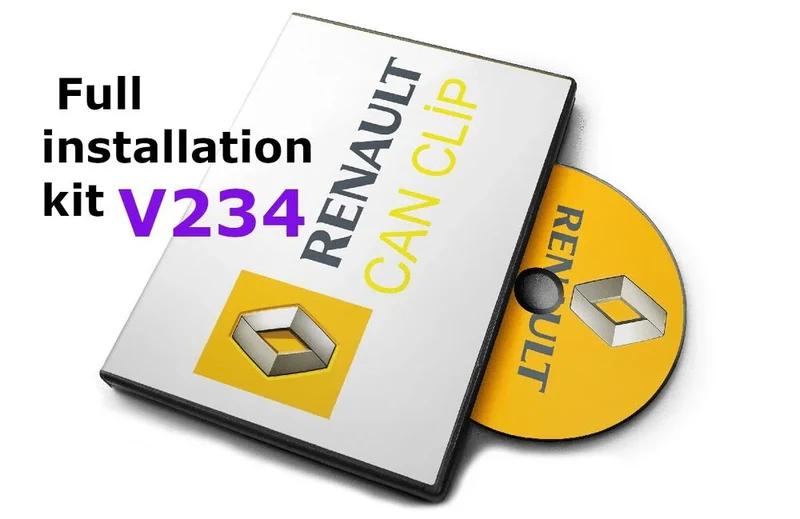 CANCLIP Renault Dacia Diagnose software V240 + VCI Keuze, Auto diversen, Handleidingen en Instructieboekjes, Ophalen of Verzenden