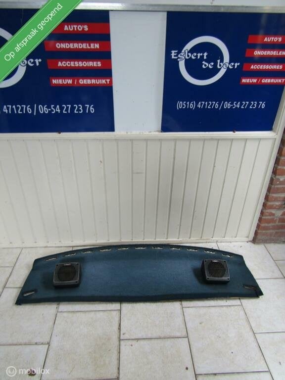 hoedeplank blauw opel rekord E sedan met boxen, Auto-onderdelen, Interieur en Bekleding, Gebruikt, Opel, Ophalen of Verzenden