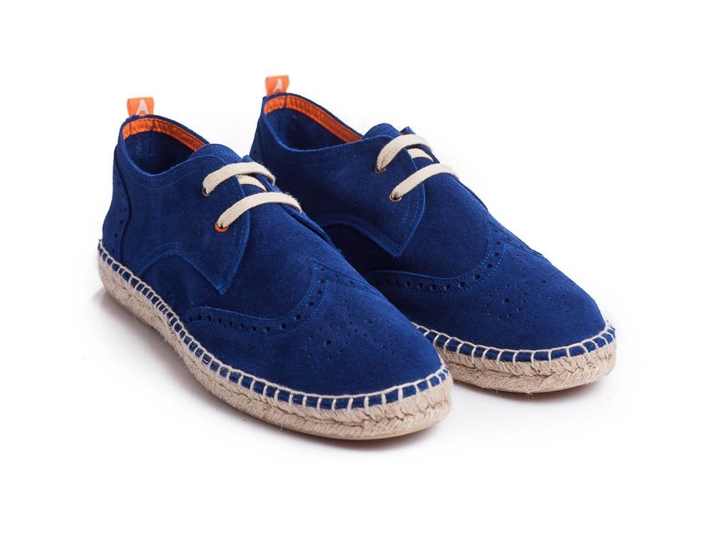 Abarca oxford piel navy(nieuw), Loafers, Blauw, Nieuw, Ophalen of Verzenden