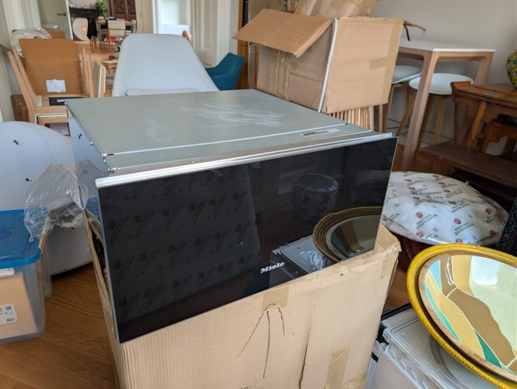 Miele Gourmet Warming Drawer, Ophalen, Minder dan 45 cm, Nieuw, Inbouw