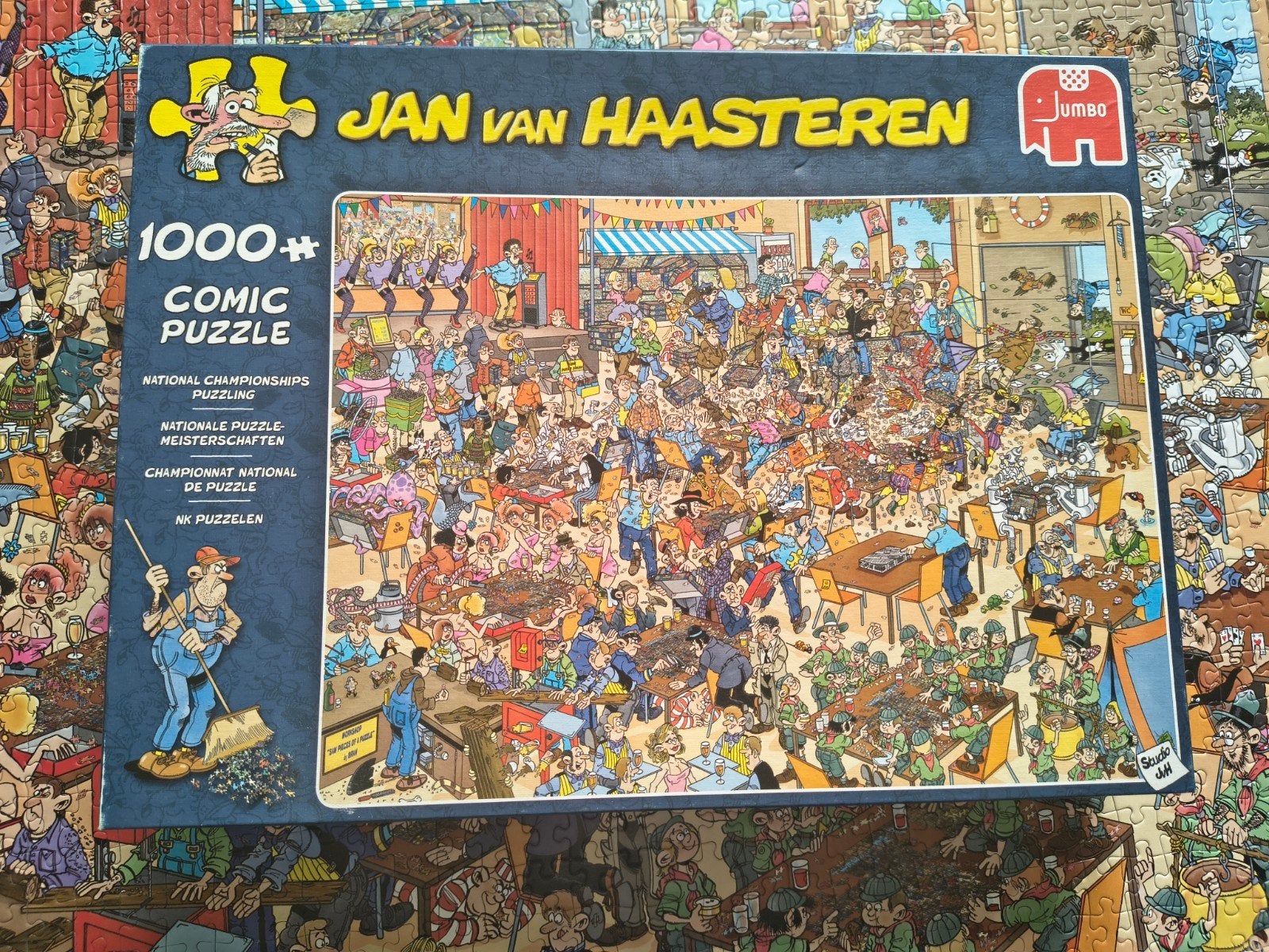 8 Jan van Haasteren legpuzzels te koop of te ruil!, Ophalen, 500 t/m 1500 stukjes, Zo goed als nieuw, Legpuzzel