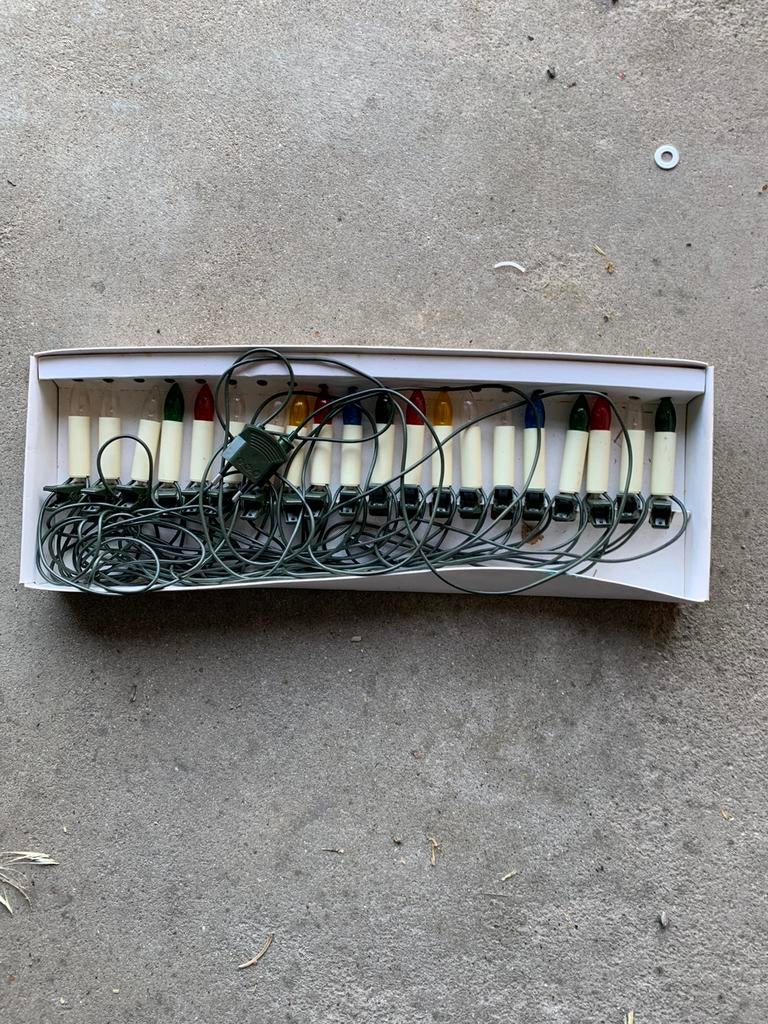 Vintage kerstverlichting Phillips, Diversen, Kerst, Ophalen of Verzenden, Zo goed als nieuw
