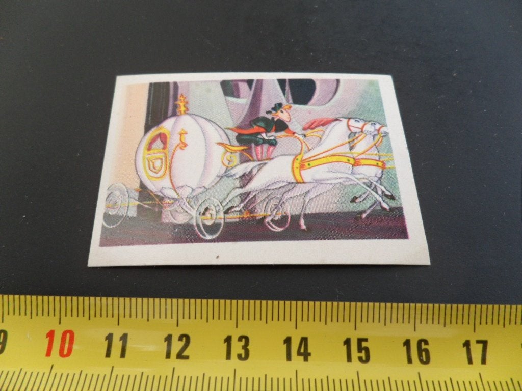sticker strip disney assepoester cendrillon #126, Ophalen of Verzenden, Zo goed als nieuw