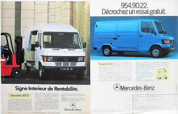 11 vintage advertenties Mercedes vrachtwagens 59-82 trucks, Ophalen of Verzenden, Zo goed als nieuw, Auto's