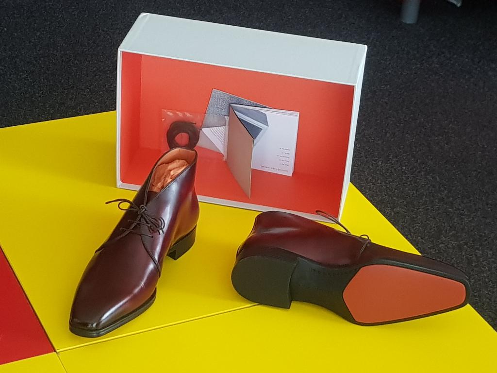 Santoni Half hoog schoenen met wijn rood kleur maat 42, Kleding | Heren, Overige kleuren, Verzenden, Nieuw, Santoni