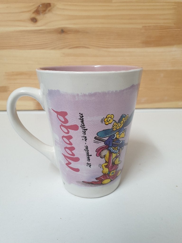 Diddl Beker - Sterrenbeeld Maagd - Altijd Keurig!, Verzamelen, Diddl, Ophalen of Verzenden, Diddl, Gebruikt, Servies