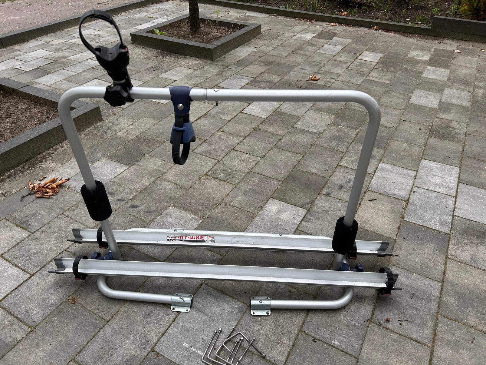 Fietsendrager dissel caravan, Ophalen, Zo goed als nieuw