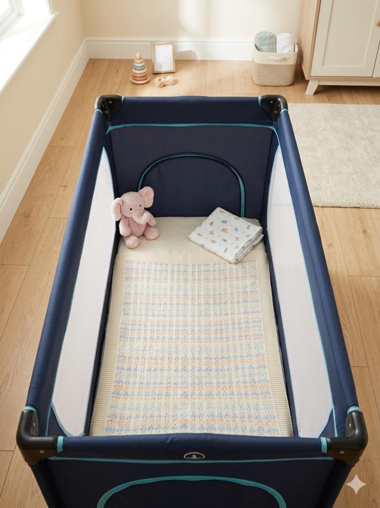 Compact en stevig reisbedje - ideaal voor onderweg, Kinderen en Baby's, Babywiegjes en Ledikanten, Ophalen of Verzenden, Zo goed als nieuw