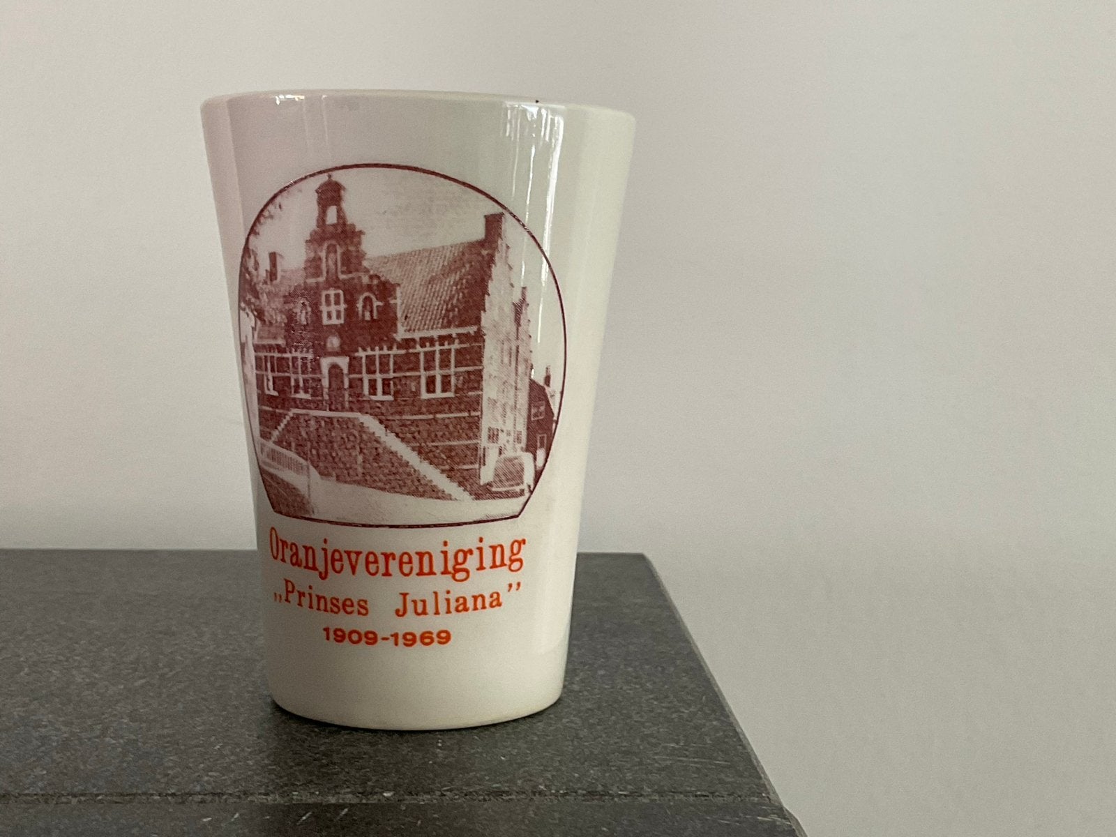 Oranjevereniging Prinses Juliana 1909-1969 beker, Ophalen of Verzenden