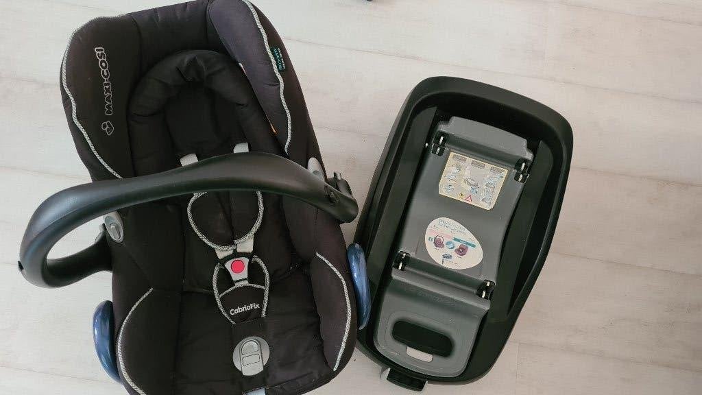 Maxi-cosi + isofix, Ophalen, Gebruikt, Isofix, 0 t/m 13 kg