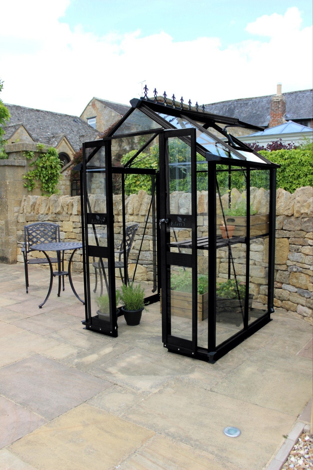 Royal Well Birdlip 44 tuinkas, Ophalen, Glas, Nieuw, Aluminium