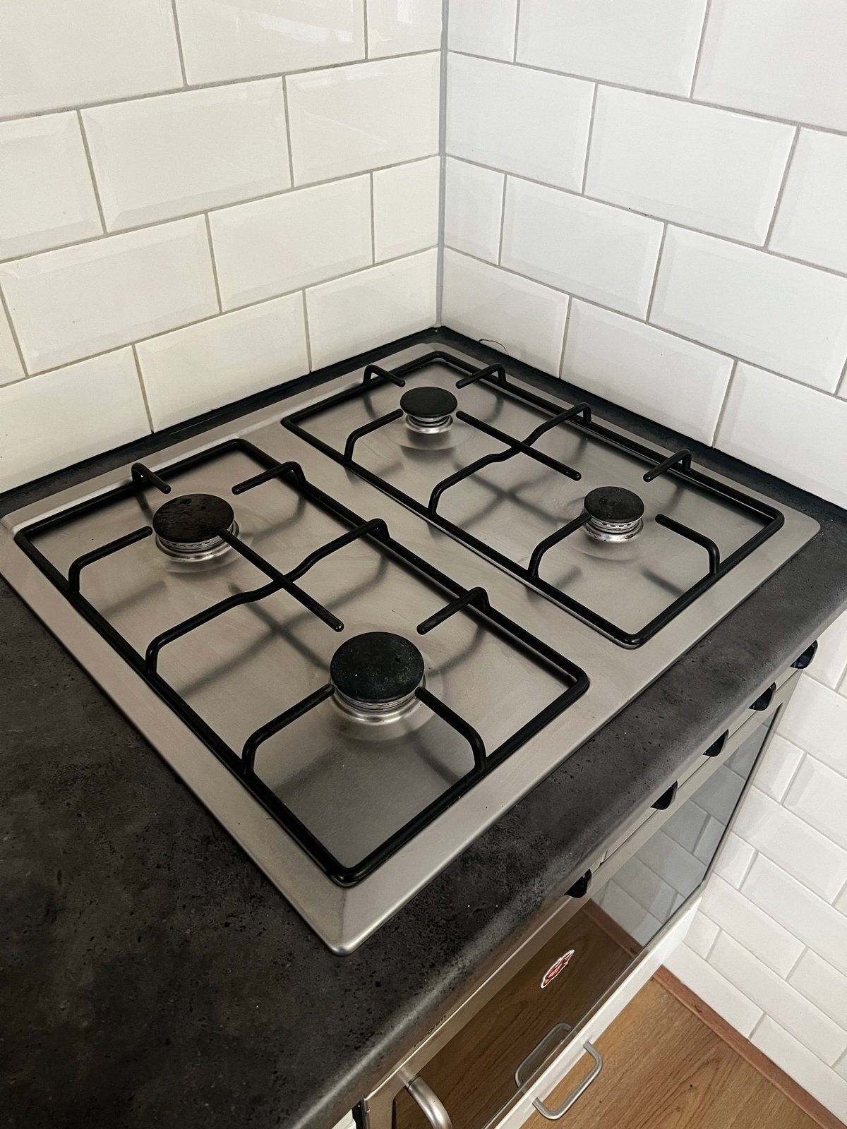Pelgrim gasfornuis met oven - 60 cm breed, Witgoed en Apparatuur, Ophalen, Gebruikt, Hete lucht, 60 cm of meer