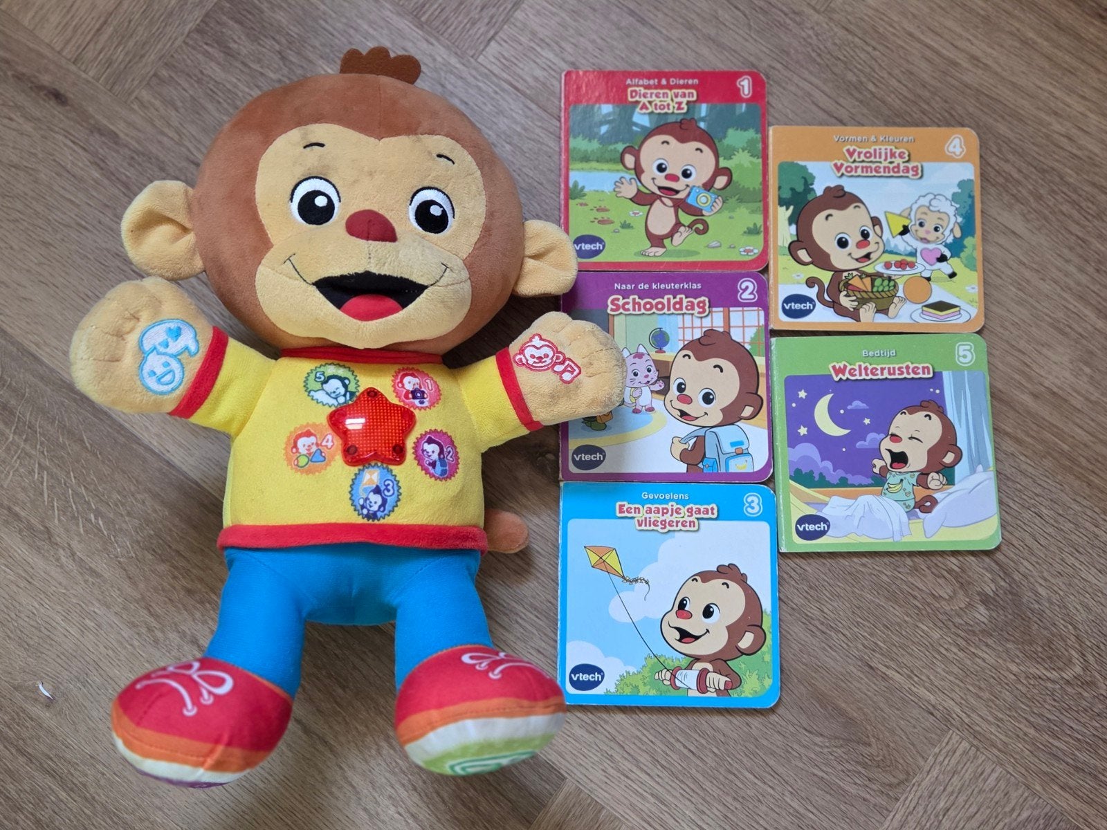 Sprekende Knuffel aap (Vtech), Ophalen of Verzenden, Jongen of Meisje
