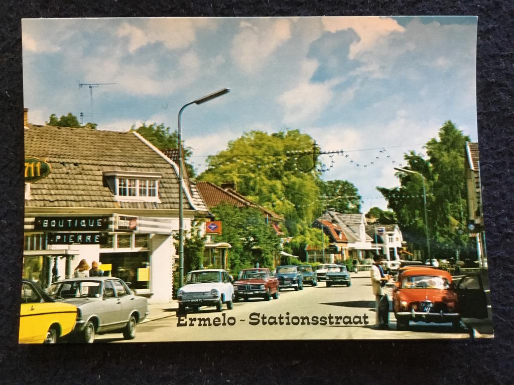 Ansicht Ermelo Stationsstraat DAF Renault Dolphine Fiat 128, Ophalen of Verzenden, Zo goed als nieuw