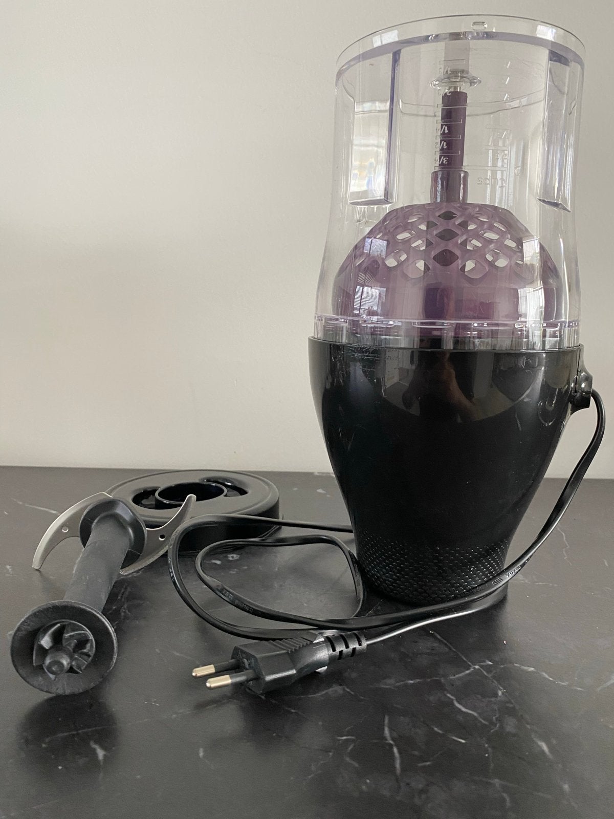 Philips hakmolen/blender - Compact en krachtig, Minder dan 1 liter, Ophalen of Verzenden, Gebruikt, 1 snelheid
