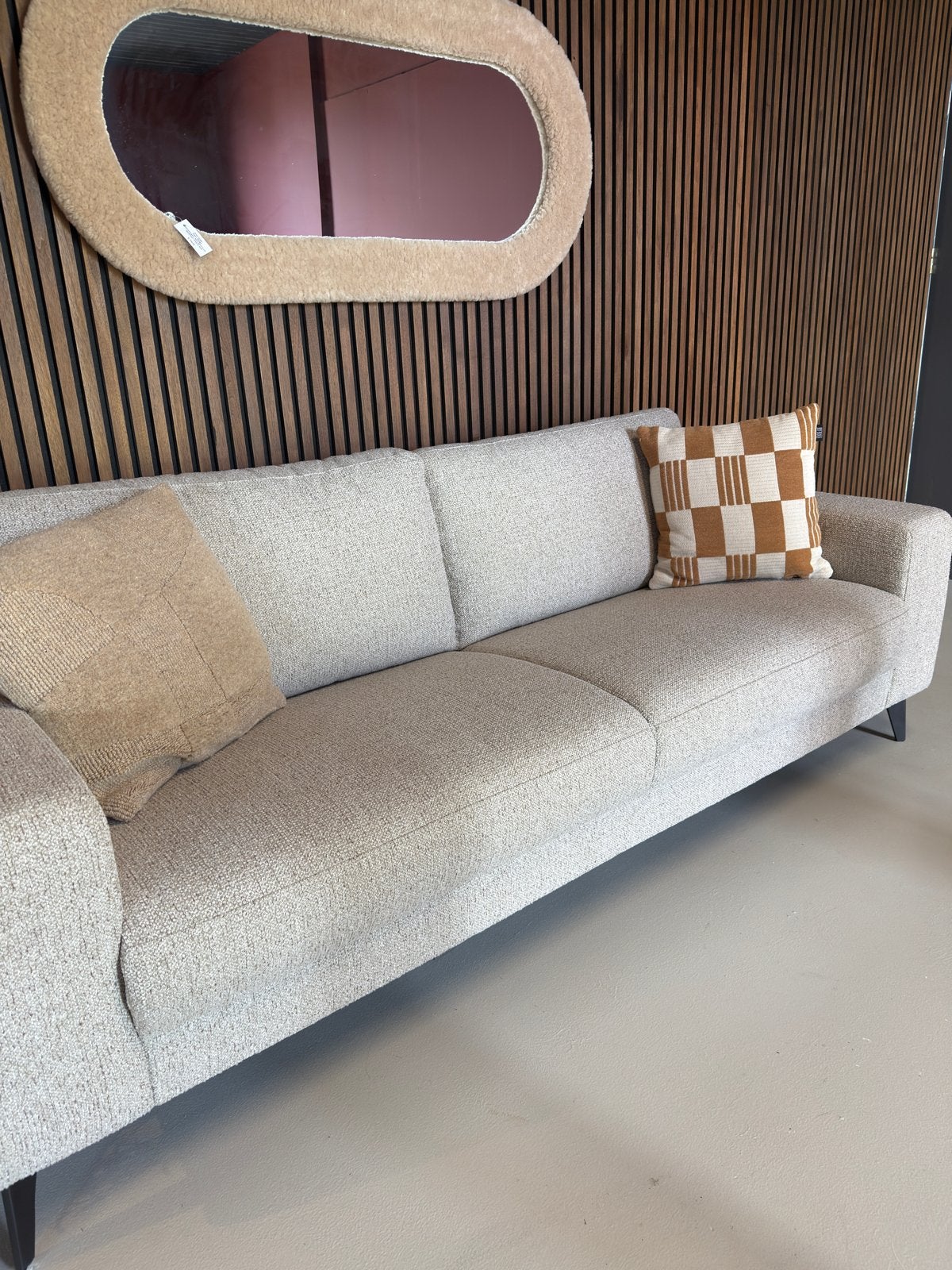 SHOWMODEL BANK LONDON 3 zits, Ophalen, Zo goed als nieuw, 75 tot 100 cm