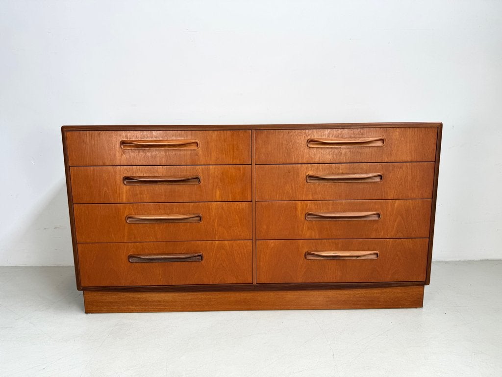 Vintage ladekast G-Plan., Verzenden, 50 tot 100 cm, Zo goed als nieuw, 3 of 4 laden