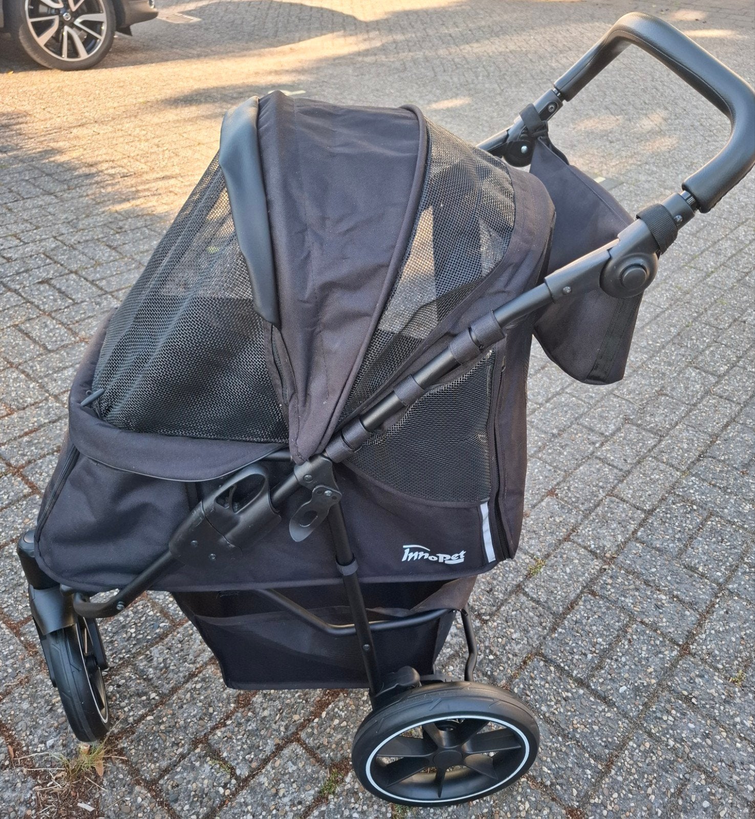 Innopet Premium Cozy zwart  in nieuwstaat!, Dieren en Toebehoren, Innopet, Ophalen, Zo goed als nieuw, Hondenbuggy